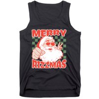 Funny Christmas Rizz Meme Merry Rizzmas For Trendy Tank Top