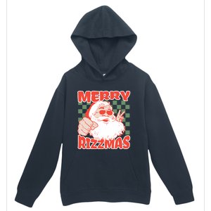 Funny Christmas Rizz Meme Merry Rizzmas For Trendy Urban Pullover Hoodie