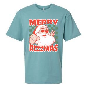 Funny Christmas Rizz Meme Merry Rizzmas For Trendy Sueded Cloud Jersey T-Shirt