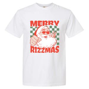 Funny Christmas Rizz Meme Merry Rizzmas For Trendy Garment-Dyed Heavyweight T-Shirt