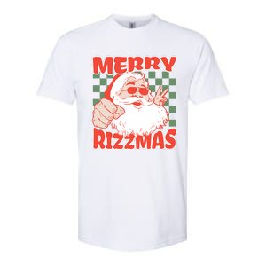 Funny Christmas Rizz Meme Merry Rizzmas For Trendy Softstyle CVC T-Shirt