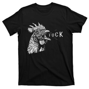 Funny Chicken Rooster Saying Fuck T-Shirt