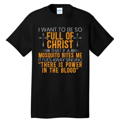 Funny Christian Religious Servant Of God Faithful Jesus Tall T-Shirt