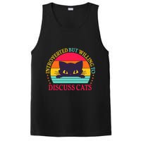 Funny Cute Retro Introverted But Willing To Discuss Cats PosiCharge Competitor Tank