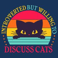 Funny Cute Retro Introverted But Willing To Discuss Cats Infant Baby Jersey Bodysuit