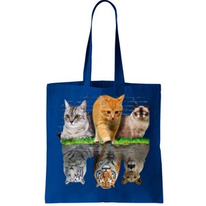 Fun Cat Reflection Gift Design Idea Cute Gift Tote Bag