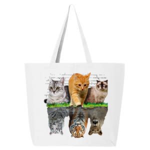 Fun Cat Reflection Gift Design Idea Cute Gift 25L Jumbo Tote