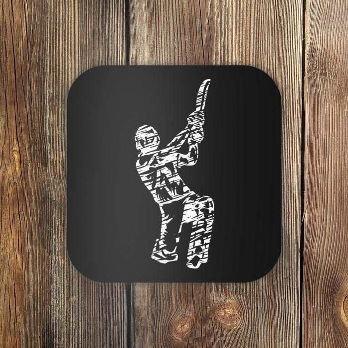 funny Cricket Retro Vintage Player Coach Coaster