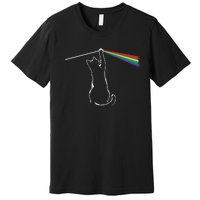 Funny Cat Rock Music Gift Funny Cat Premium T-Shirt