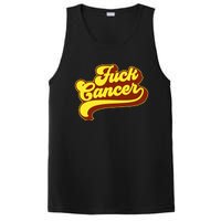 Fuck Cancer Retro 70s Gift For Cancer Survivor PosiCharge Competitor Tank