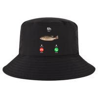 Fih Calling Remind Me Message Decline Accept Phone Call Fish Cool Comfort Performance Bucket Hat