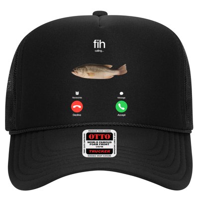Fih Calling Remind Me Message Decline Accept Phone Call Fish Hat