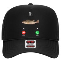 Fih Calling Remind Me Message Decline Accept Phone Call Fish Hat