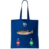 Fih Calling Remind Me Message Decline Accept Phone Call Fish Bag