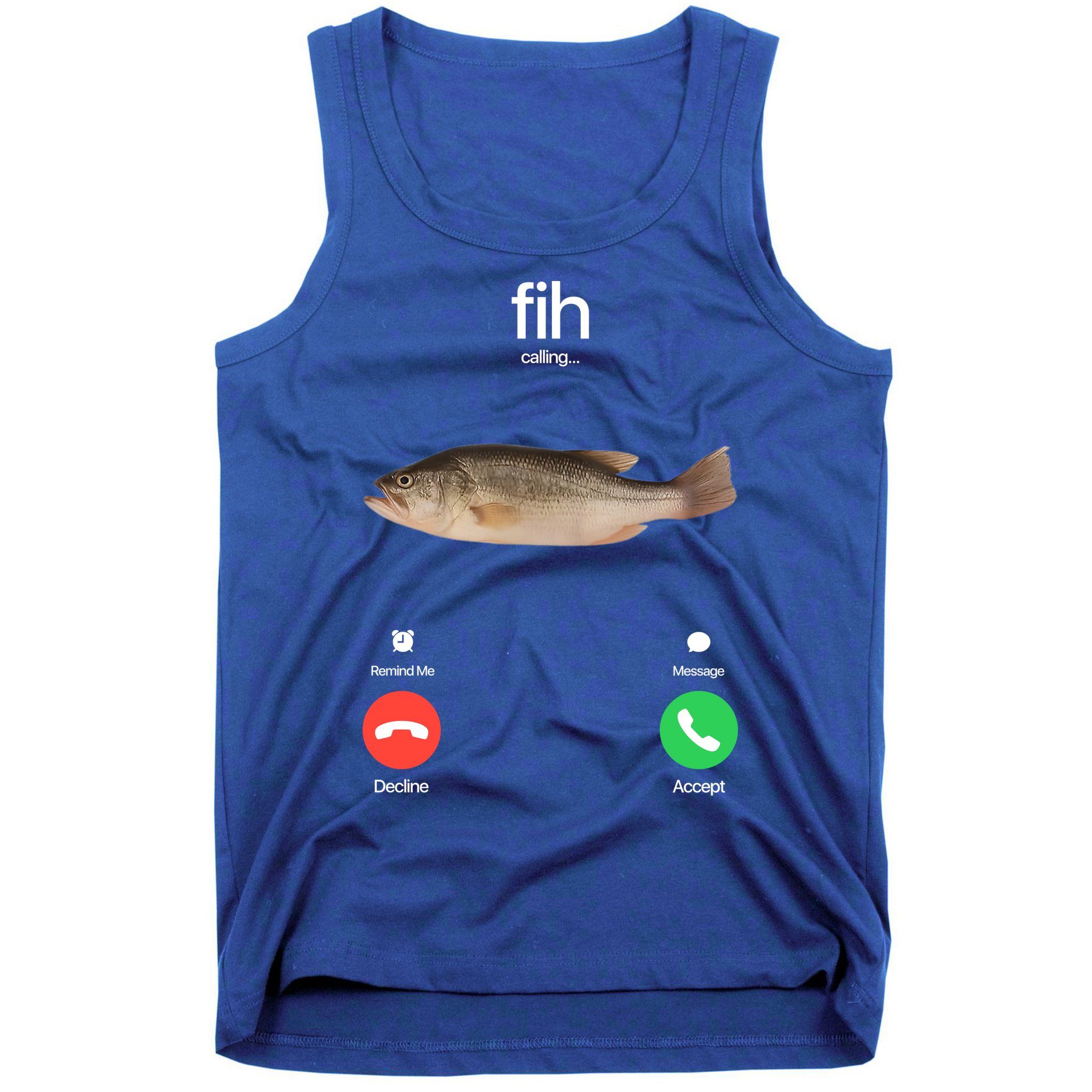Fih Calling Remind Me Message Decline Accept Phone Call Fish Tank Top