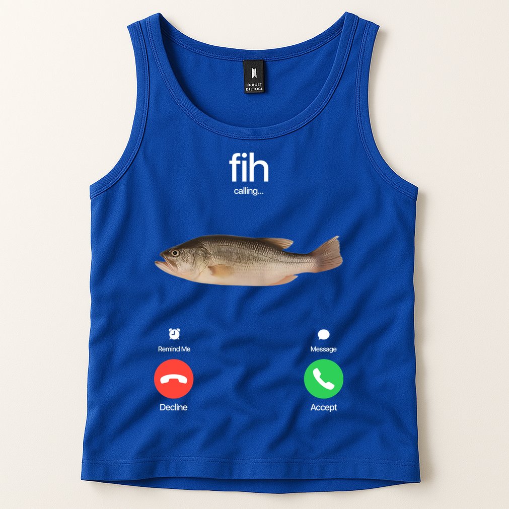 Fih Calling Remind Me Message Decline Accept Phone Call Fish Tank Top