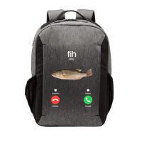 Fih Calling Remind Me Message Decline Accept Phone Call Fish Vector Backpack