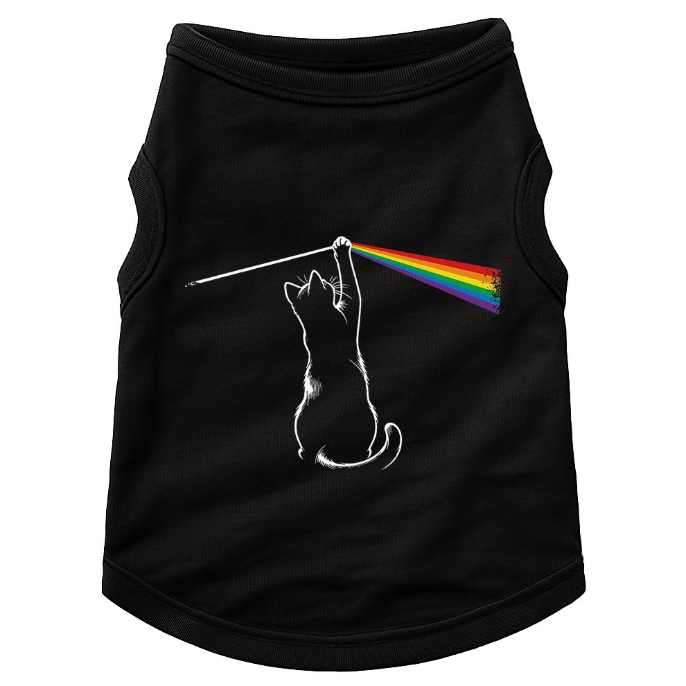 Funy Cat Rock Music Doggie Tank