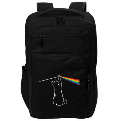 Funy Cat Rock Music Impact Tech Backpack