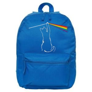 Funy Cat Rock Music 16 in Basic Backpack