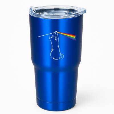 Funy Cat Rock Music Tumbler