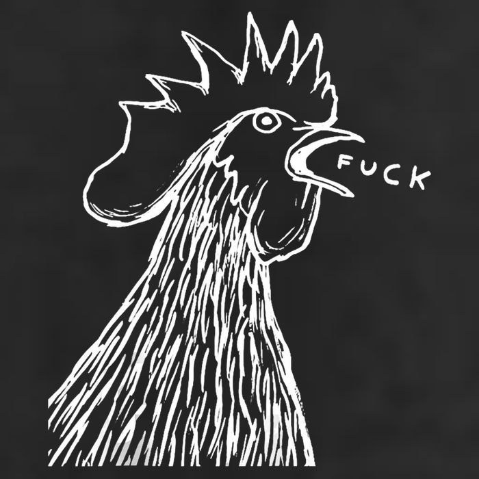 Funny Chicken Rooster Saying Fuck 7 Panel Mesh Trucker Snapback Hat