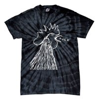 Funny Chicken Rooster Saying Fuck Tie-Dye T-Shirt