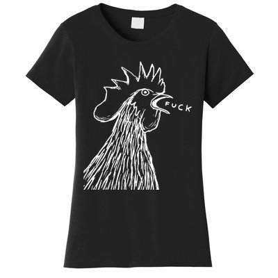 Funny Chicken Rooster Saying Fuck Women's T-Shirt