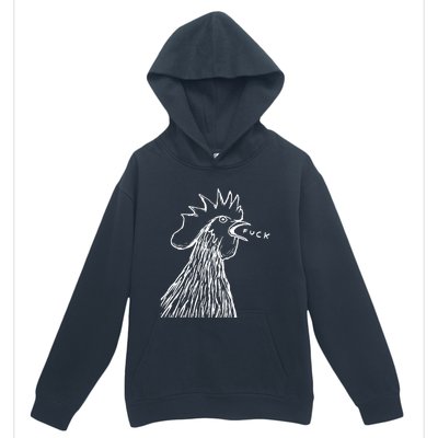 Funny Chicken Rooster Saying Fuck Urban Pullover Hoodie