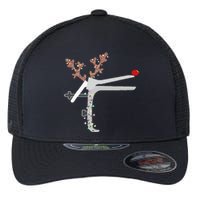 Funny Christmas Reindeer Speculum Nurse L&D Nursing Xmas Flexfit Unipanel Trucker Cap