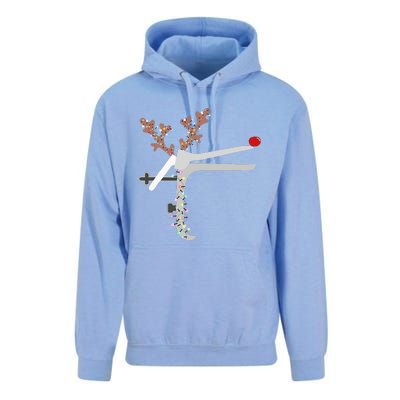 Funny Christmas Reindeer Speculum Nurse L&D Nursing Xmas Unisex Surf Hoodie