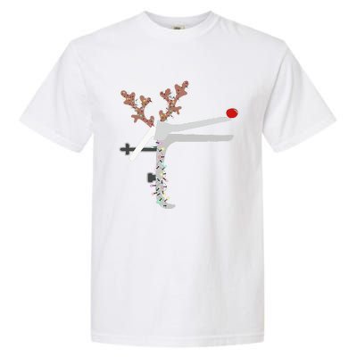 Funny Christmas Reindeer Speculum Nurse L&D Nursing Xmas Garment-Dyed Heavyweight T-Shirt