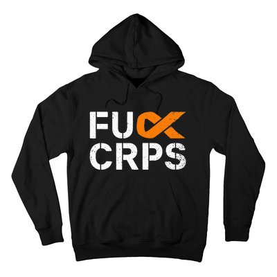 Fuck CRPS RSD Awareness Orange Ribbon Warrior Support Hoodie