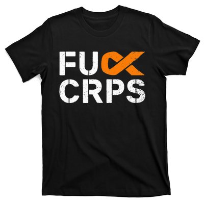 Fuck CRPS RSD Awareness Orange Ribbon Warrior Support T-Shirt