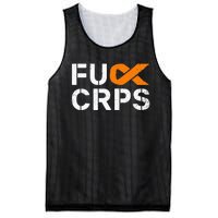 Fuck CRPS RSD Awareness Orange Ribbon Warrior Support Mesh Reversible Basketball Jersey Tank