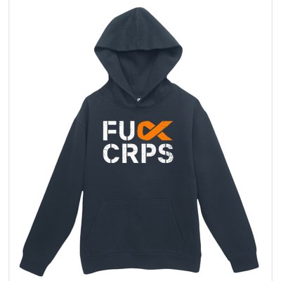 Fuck CRPS RSD Awareness Orange Ribbon Warrior Support Urban Pullover Hoodie