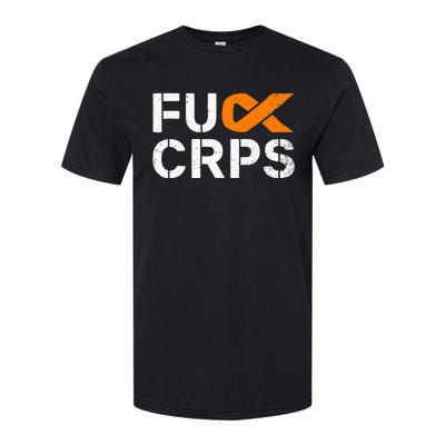 Fuck CRPS RSD Awareness Orange Ribbon Warrior Support Softstyle CVC T-Shirt