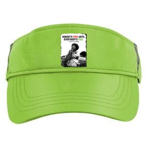 FannieLouHamer Civil Rights Freedom Black History Month Adult Drive Performance Visor