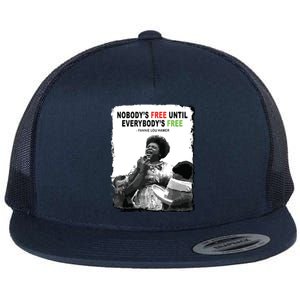 FannieLouHamer Civil Rights Freedom Black History Month Flat Bill Trucker Hat