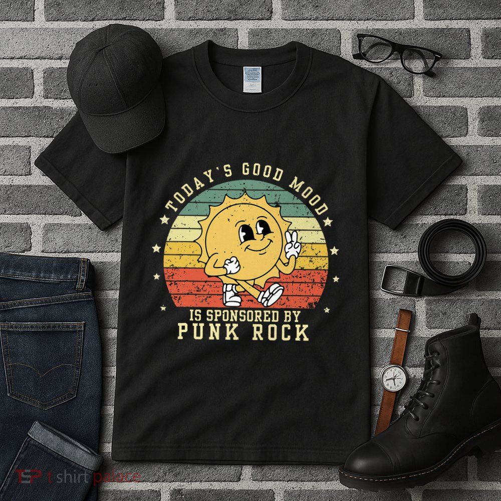 Funny Cute Retro Vintage Punk Rock TodayS Good Mood Sponsor Tall T-Shirt