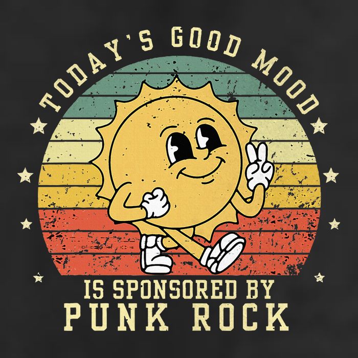 Funny Cute Retro Vintage Punk Rock TodayS Good Mood Sponsor Beanie