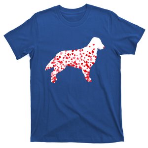 Flat Coated Retriever Heart Dog Valentine's Day Gift T-Shirt