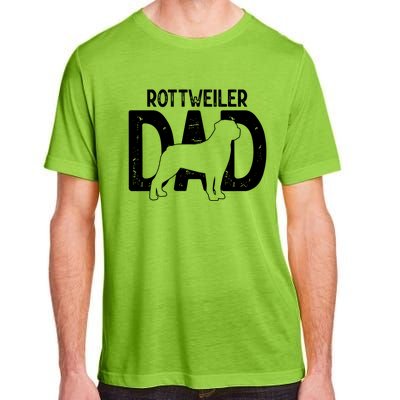 Funny Cute Rottweiler Dog Dad Puppy Lover Father Gift Adult ChromaSoft Performance T-Shirt