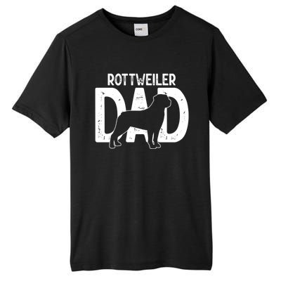 Funny Cute Rottweiler Dog Dad Puppy Lover Father Gift Tall Fusion ChromaSoft Performance T-Shirt