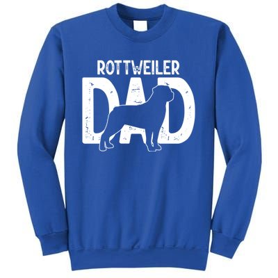 Funny Cute Rottweiler Dog Dad Puppy Lover Father Gift Sweatshirt