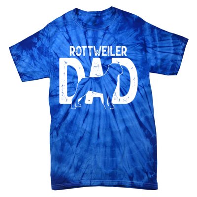 Funny Cute Rottweiler Dog Dad Puppy Lover Father Gift Tie-Dye T-Shirt