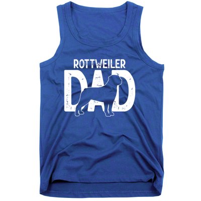 Funny Cute Rottweiler Dog Dad Puppy Lover Father Gift Tank Top