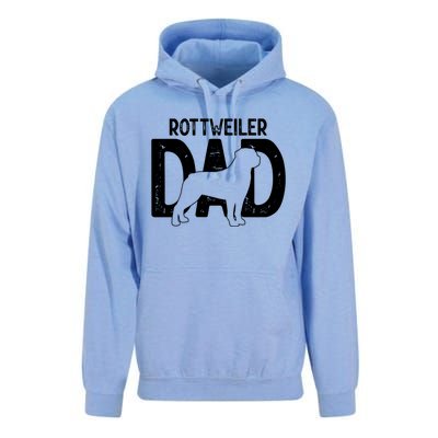 Funny Cute Rottweiler Dog Dad Puppy Lover Father Gift Unisex Surf Hoodie