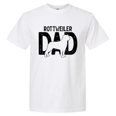 Funny Cute Rottweiler Dog Dad Puppy Lover Father Gift Garment-Dyed Heavyweight T-Shirt