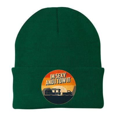 Funny Camping RV Im Sexy And I Tow It Sumer Camp Knit Cap Winter Beanie